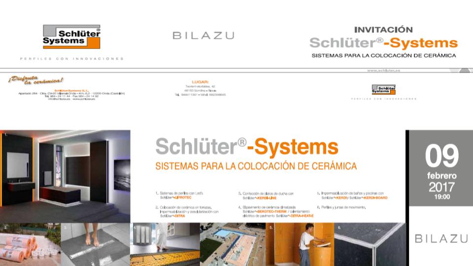 2017-02-08 Presentación Schlüter Systems en Bilazu